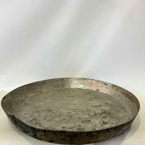 Vintage copper deep baking tray 1920, used