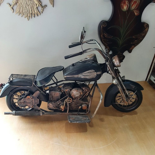 Metal Chopper Style Handmade Motorcycle 55cm used