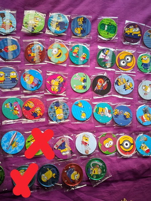 Minions 2 Chipicao caps new, set of 44 pieces