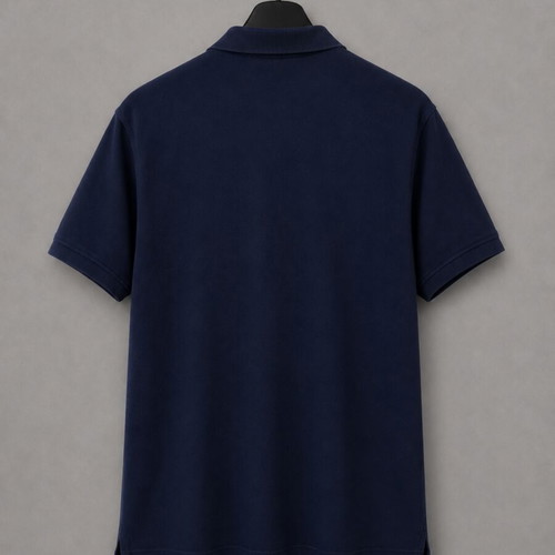H&M L.O.G.G. men's polo shirt navy blue, size M, 100% cotton