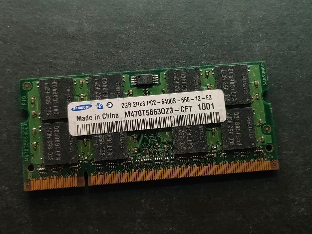 Hynix HYMP125S64CP8 S6 2 GB 2Rx8 1,8 V 200 Pin SODIMM PC2 6400S 666 12 800MHz DDR2 Per Computer Portatili/notebook - Foto 7