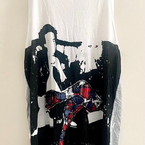 Elvis & Jesus dress Small like new with patchwork details