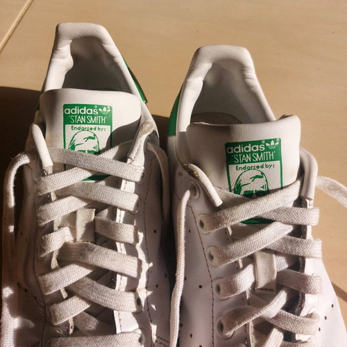 Stan Smith shoes used, size 40, white and green