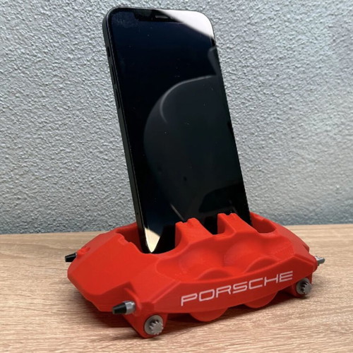 Porsche BrakeDock 3D Phone Stand new, brake caliper design