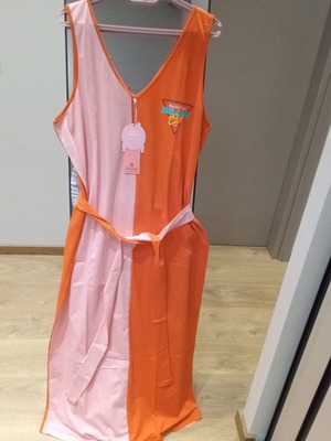 Karavan Jodie dress, red and pink