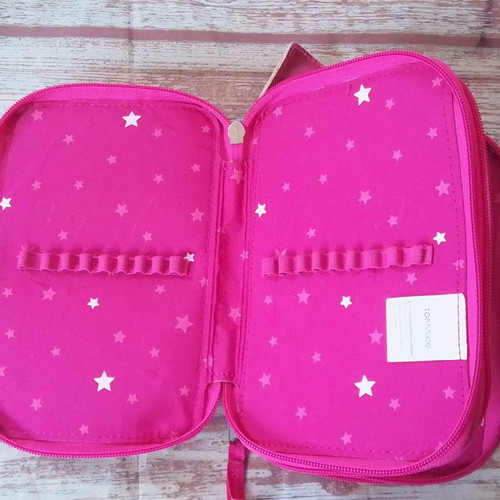 Top Model school pencil case used 20x14 cm