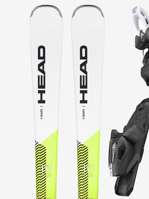Head V-Shape VR men's skis with PR11 bindings, white, 167cm