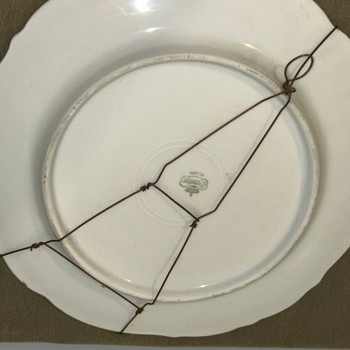 Bareuther Bavaria porcelain decorative plate Fragonard style, like new