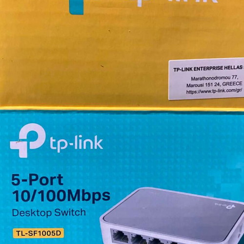TP-LINK TL-SF1005D v12 Unmanaged L2 Switch with 5 Ethernet Ports new