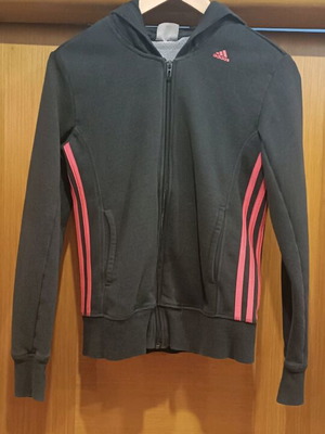 Adidas sweatshirt like new, gray and pink, size XS