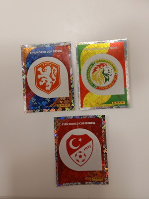 FIFA World Cup 2026 stickers new, set of 3