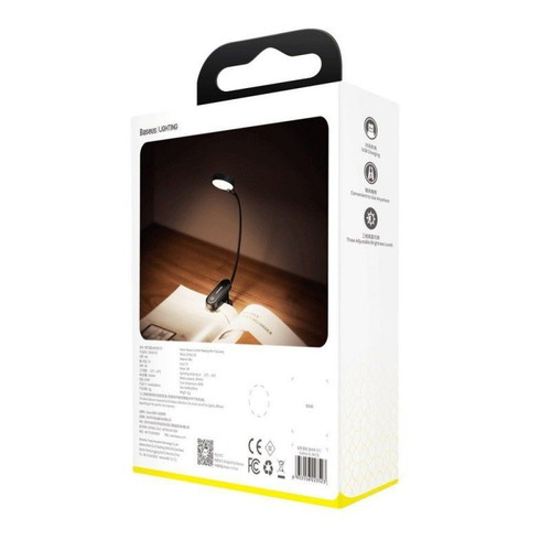 Baseus Mini Reading Clip Lamp desk lamp new, black