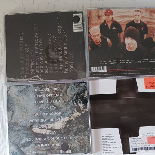 CD albums Constantines, Monster In The Machine and Submersed like new, 4 pcs