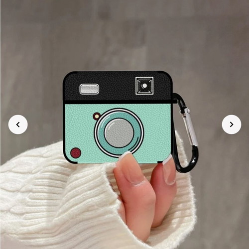 Airpods cases with camera design for models 1, 2, Pro 1, 2, 3