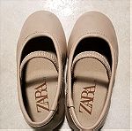  ZARA baby set, παιδικο φόρεμα 92, παπούτσια μπαλαρίνες 22, φιόγκος, σετ, dress, shoes, bow, Ιδανικό για βαπτιστικό σετ