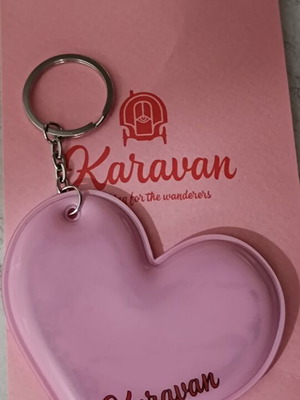 Karavan keychain, pink