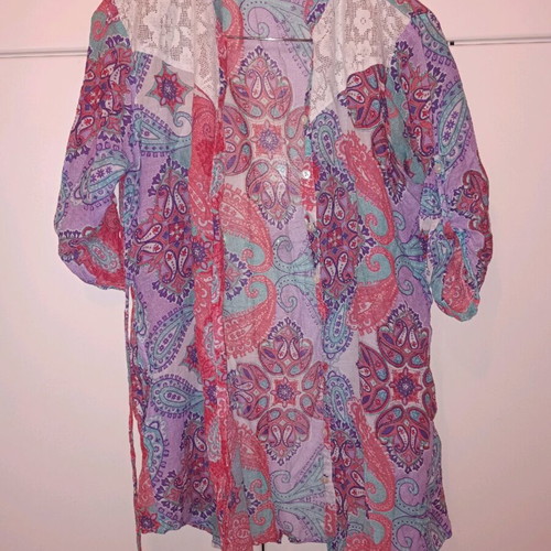 Indian shirt dress used, multicolored, one size