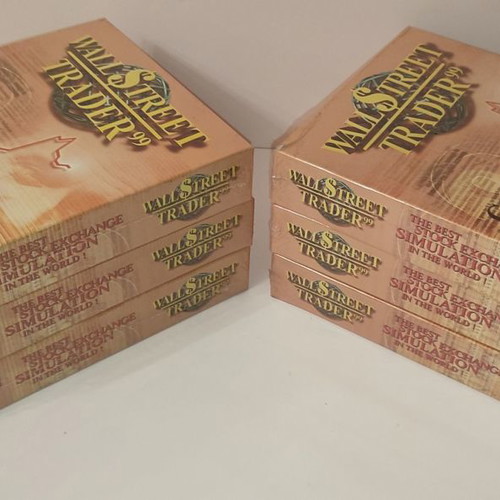 Wall Street Trader 99 PC simulation game new, lot of 6