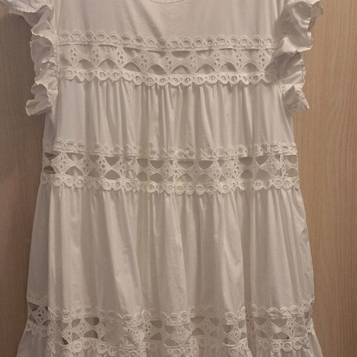 Devotion Twins dress medium white like new, cotton