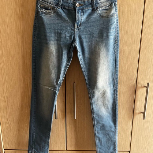 Pink Woman women's jean used size L blue