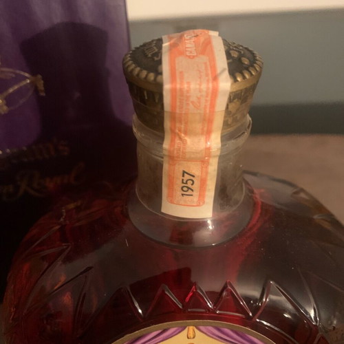 Seagrams Crown Royale Whisky 1957 new