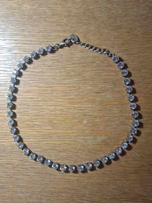 Necklace with clear crystals, Dimitriadis