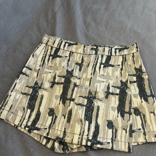 Skort new, black and gold, size XS