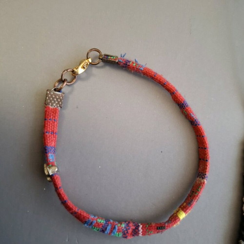 Handmade bracelets used, pack of 5 multicolored