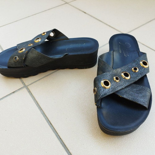 Parex Anatomic women's anatomical slippers size 38 like new, black