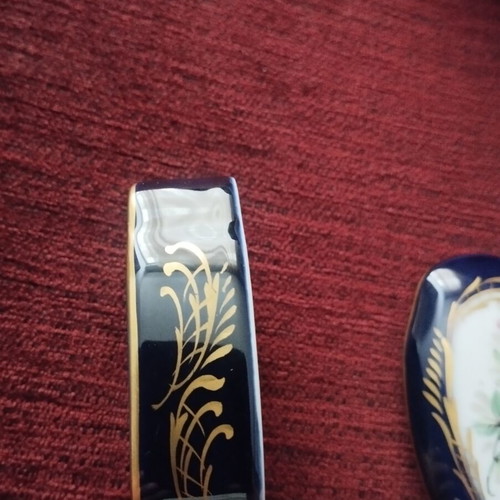 Vintage French Porcelain Couleuvre Trinket Box like new