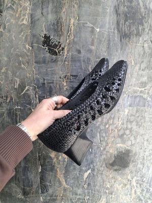 Miista London Taissa Block heels like new, black, size 38