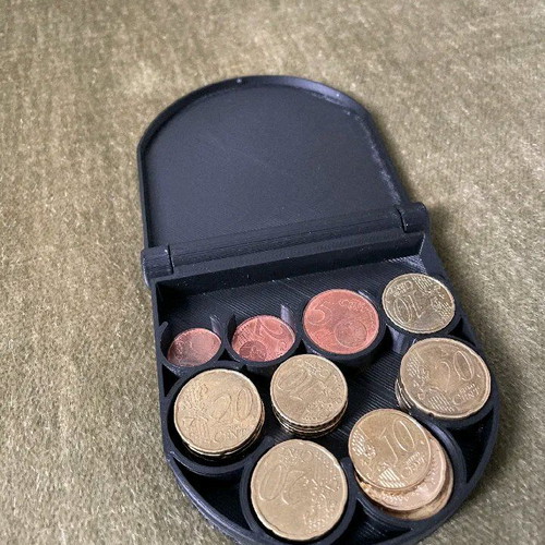 Coin case for euro coins new