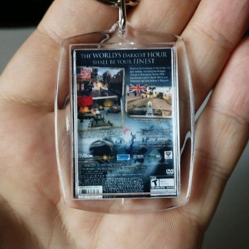 Call of Duty Finest Hour PS2 acrylic keychain