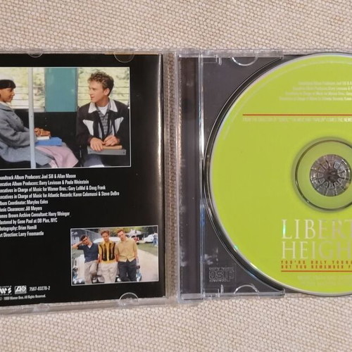 Liberty Heights Original Motion Picture Soundtrack like new