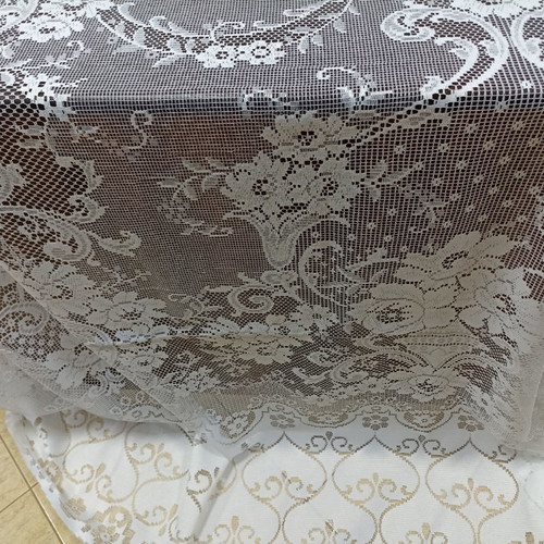 Κουρτίνα δαντέλα vintage λευκή ρομαντική 4.20x2.80 καινούργια