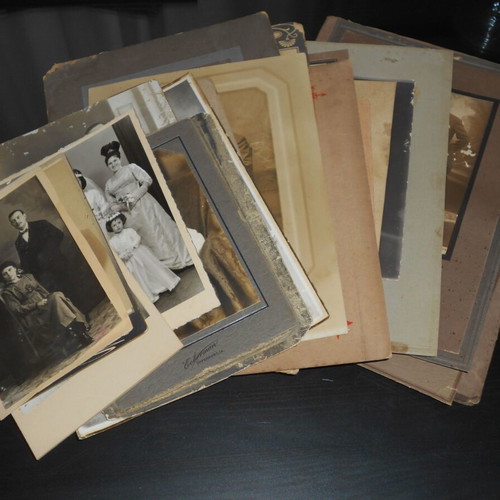 Portrait photos pack of 25 used, various sizes