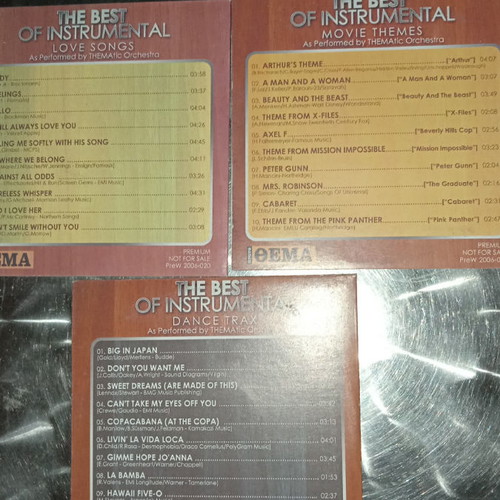 Music CD The Best Of Instrumental new pack