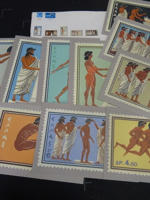 Olympic Games Rome 1960 Stamp Cards like new
