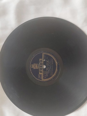 Vintage 78 RPM Record Ekel Molly & Trio Kitara Odeon used, laiko