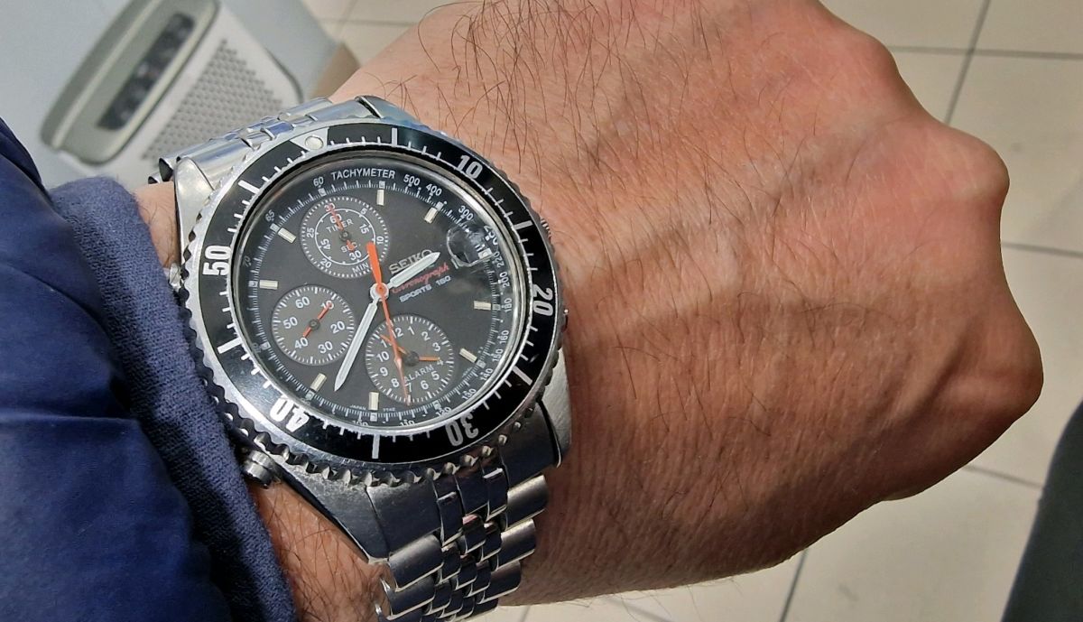 SEIKO SPORTS150 divers chronograph 180 00 Vendora