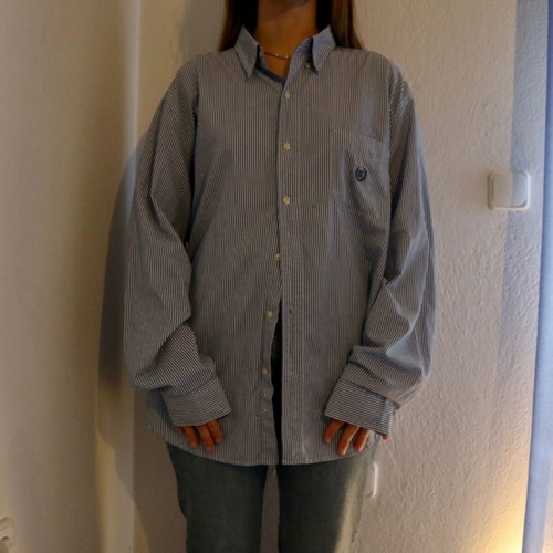Champ Unisex Shirt like new, No. L-XL, white and blue