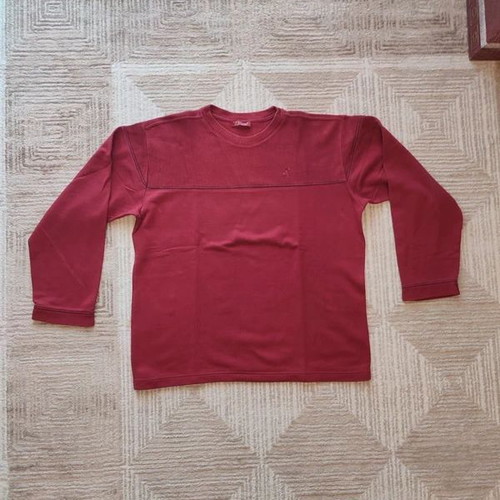 Version sweatshirt XL like new, deep burgundy with textured knit
