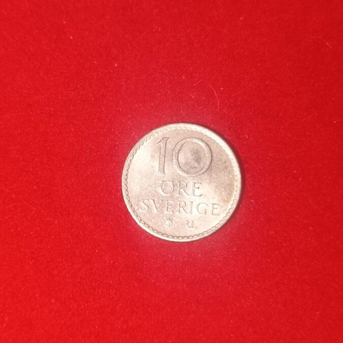 Sweden 10 Ore Coin used