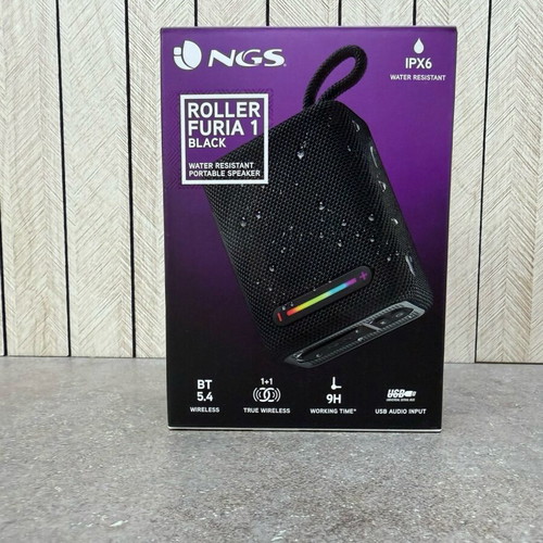 Portable Bluetooth Speaker Roller Furia 1 Black new