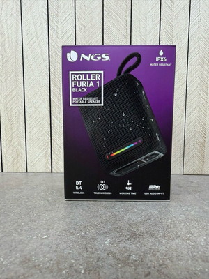 Portable Bluetooth Speaker Roller Furia 1 Black new