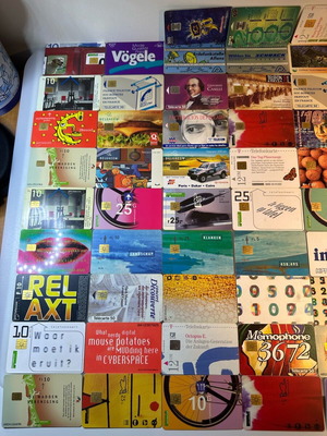 Used phone cards 64 French and German
