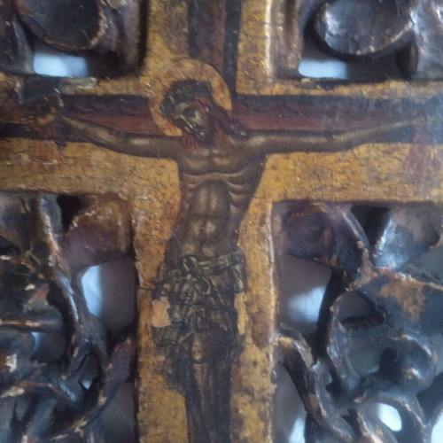 Double-sided 18th Century Blessing Cross used with certificate