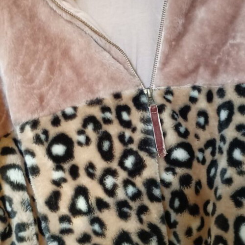Ugg fur like new, multicolored, cozy jacket