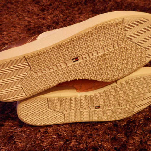Tommy Hilfiger sneakers new, size 41, rose gold textile and leather