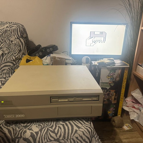 Amiga Commodore 2000 used with controller and expansion RAM